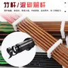Em Estoque Atacado Flechas de Bambu com Penas Reais Puxada Reta Caça Americana Arco Recurvo Arco Tradicional Flechas de Bambu 8mm Flechas de Carbono Misto 7.8 com Penas Reais de Peru