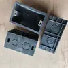 Caja de Conexiones Tipo 118 al por Mayor Base de Caja para Interruptor y Enchufe Caja Oculta de Abs Pvc Caja Empotrada de Dos, Tres, Cuatro Posiciones