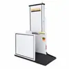 Plataforma elevadora vertical sin barreras personalizada por el fabricante para uso doméstico, elevador pequeño de silla de ruedas para personas con discapacidad, elevador sin barreras