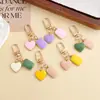 Etsy liga metálica pingente óleo gota coração de amor chaveiro de porta série liga metálica chaveiro de desenho animado criativo chaveiro de bolsa chave