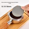 Rede sinterizada de aço inoxidável máquina de café rede secundária de distribuição de água cabeça de cozimento ferramenta tigela de pó de três peças 51 53 58mm