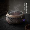 Venta al por mayor Utensilios para hervir té Estufa para hervir té Tetera de estilo japonés con asa lateral Elaboración de té Vintage Rústico Automático Pequeño Juego de estufa eléctrica de cerámica