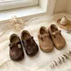 Zapatos de Princesa para Niñas 2026 Primavera y Otoño Plateados Elegantes Zapatos Pequeños de Cuero para Niños Zapatos Mocasines de Suela Suave Zapatos Individuales Antideslizantes Zapatos de Espectáculo