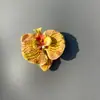 Flor Artificial Phalaenopsis Cabeza Souvenir Decoración Película de Impresión 3D Flor Falsa Hecho a Mano DIY Pasador Corsage Accesorios