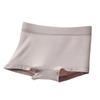 Ropa interior modal auténtica de Lanjing, bóxers cómodos de cintura media sin marcas para mujer, pantalones de seguridad antiluz, bóxers para niñas