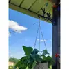 Gancho para Soporte de Flores, Gancho para Colgar Cesta de Flores, Soporte, Estante para Colgar Macetas, Colgador de Cestas Colgantes, Gancho para Linterna, Minimalista Moderno
