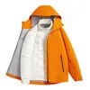 2025 Nueva Chaqueta de Plumas para Hombre Tres en Uno Otoño e Invierno Impermeable y Cortavientos Chaqueta Cálida con Forro de Plumas para Mujer