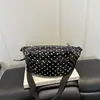 2026 Verano Nueva Moda de Alto Valor Lunares Diseño Simple de Nicho Elegante Versátil Gran Capacidad Bolso de Pecho Bolso de Cintura