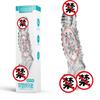 Controle Remoto Sem Fio em Formato Especial Vibratório Preservativo Dente de Lobo para Homens Preservativo de Cristal Espessado e Alongado para Pênis Preservativo Vibratório de Dez Frequências com Travamento de Sêmen