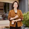 Nuevo Estilo Primavera y Otoño 2026 para Mujeres de Mediana Edad y Mayores: Chaqueta Nueva de Estilo Chino, Rejuvenecedora, Ajustada y Adelgazante