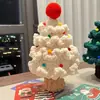 Kit de Materiales para Árbol de Navidad de Tira de Hielo Crochet Hecho a Mano DIY Hilo de Tejer Casero Regalo Festivo de Navidad Ruoxi