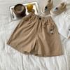 Shorts para niños 2025 Verano Ropa para niños Niños Niñas Algodón Bordado Casual Versátil Pantalones Cortos Moderno Fresco Algodón Puro