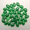 Anel de Pedra Natural Oval 10x14mm Formato de Ovo Superfície de Cristal Planos Ovais Inferiores Joia DIY Anel Incrustado com Pedra Crua Acessórios DIY