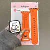Pulseira de silicone fofa de cachorrinho para Apple Watch iwatchsS11/10/9 Apple Ultra3 cinza SE