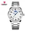 CHENXI/Dawn 010A Reloj Casual para Pareja Correa de Acero Reloj para Hombre y Mujer