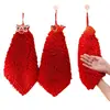 Toalla de mano de chenilla para colgar, absorbente de agua, de secado rápido, creativa, bonita y gruesa, ideal para cocina, baño y hogar.