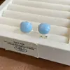 Pendientes de Gota de Aceite Curvos de Verano 2026 Estilo Francés, Nicho, Elegantes, de Gama Alta, Lujo Ligero, Pendientes Minimalistas