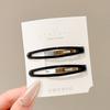 Pinza de pico de pato sin costuras pinza lateral otoño e invierno horquilla pinza de una palabra adorno para la cabeza artefacto para cabello suelto lado flequillo horquilla femenina