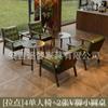 Mesa y Sillas de Ocio para Balcón, Combinación de Una Mesa y Dos Sillas, Juego de Tres Piezas, Sillón Individual Pequeño, Hotel B&B Café