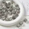 Cuentas de Resina Ojo de Gato con Purpurina Fina Cielo Estrellado de Núcleo Suave para Pulsera, Collar, Cadena de Teléfono Móvil, Llavero, Accesorios para Colgar en Bolsos