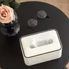 Decoración de Caja de Pañuelos de Alta Gama para Mesa de Café de Sala de Estar, Portapañuelos con un Toque de Lujo, Caja de Pañuelos Estilo Lujo Ligero Color Crema