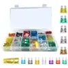 Venta al por mayor transfronteriza 180 Piezas Lámina de Aluminio Fusibles de Cuchilla para Automóvil Medianos y Pequeños Kit de Fusibles Automotrices con Kit de Lápiz de Prueba