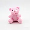 Peluche de oso de peluche con pajarita, colgante de muñeco de oso, regalo de boda, en stock, venta al por mayor, transfronterizo
