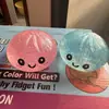 Juguete antiestrés de panecillo transfronterizo con expresiones lindas y creativas, juguete educativo antiestrés realista de panecillo grande de rebote lento
