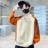 Nova Blusa de Moletom Meninos Primavera e Outono Nova Média e Grande Infantil Camada Base de Outono Meninos Top de Manga Longa Infantil de Outono em Estoque