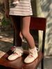 Leggings Ajustados para Niña 2026 Estilo Nuevo de Primavera Pantalones Casuales para Niños Color Sólido Agradables a la Piel Pantalones de Bebé con Encaje y Moño