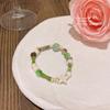 Pulsera de cerámica con flor color macarrón para mujer, versátil, súper de hada, mismo estilo que las celebridades de internet, pulsera de estrella de cinco puntas, venta al por mayor