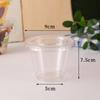 Mini Creme Caixa De Bolo Transparente Plástico Tiramisu Embalagem Pudim Embalagem Mini Bolo 180ml Copo