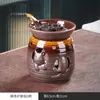 Horno para Hornear Té Horno de Cerámica para Hornear Pequeño Hogar Perfumador de Té Vela Cerámica Gruesa Tazón para Calentar Té Despertar Té Accesorios para Ceremonia del Té