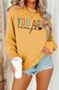 Estación Independiente para Mujer Amazon TÚ ERES St. Sudadera suelta con cuello redondo Festival Paric