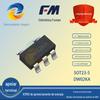 DW02KA DW02 SOT23-5 FM/Fuman Chip de proteção de bateria de lítio MOS simples dois em um integrado