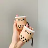 Suministro directo de fábrica para funda protectora de leche con perlas para AirPods 1/2 funda protectora de PVC para AirPods Pro 3ª generación