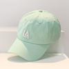 Gorra de Béisbol con Letra Simple de Nuevo Estilo para Mujer, Marca de Moda ins, Estilo Coreano, Primavera y Verano, Versátil, Visera Curva, Gorra para Hombre con Protección Solar