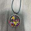 Collar Redondo Esmalte Cloisonné Marca Zorro de Nueve Colas Estilo Étnico Retro para Mujer Hilo Hueco Tendencia Regalo para Novia