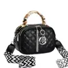 La Bolsa Pequeña de Rombos Más Vendida de Rusia para Mujer 2025 Nueva Moda Bolso Cuadrado Pequeño con Borlas Bolso Cruzado de Hombro Texturizado