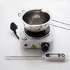 Vela Navideña Portavelas Paquete de Materiales Vidrio Aromaterapia Taza de Gelatina para Velas Contenedor Cilindro Redondo de Vidrio Taza Redonda Pequeña Taza Vacía
