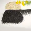 Borlas Decorativas de Pena DIY, Acabamento de Pena de Avestruz, Bainha de Vestido/Saia de Palco, Acessórios de Roupa, Renda, Tiras de Pena