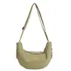 2026 Moda Bolso Cruzado Versátil Ligero de Gran Capacidad Estilo Coreano Bolso Sencillo de Color Sólido Nicho para Mujer de Hombro Debajo del Brazo