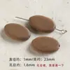 Guofeng vintage cuentas redondas de madera cuentas de arroz espaciador pulsera con cuentas collar pendientes cuentas accesorios diy material cuentas sueltas