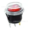 Interruptor de Balancín Kcd1 Forma de Barco Rojo con Luz de Tres Pines Dos Velocidades 6A/250V Botón de Interruptor de Encendido