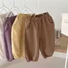 Pantalones Repelentes de Mosquitos para Niños 2026 Verano Nuevo Estilo Color Sólido Simple Ultra Suaves Largos Pantalones de Aire Acondicionado para Niños y Niñas
