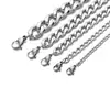 Cadena Cubana de Acero de Titanio para Hombre, Cadena para Clavícula, Versátil, No se Desvanece, Acero Inoxidable, Venta Caliente Transfronteriza