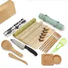 Set de Herramientas para Sushi Set Compacto Estilo Japonés para Hacer Rollos Set de Herramientas para Bolas de Arroz con Algas Bento Exportación