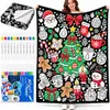 Navidad Árbol de Navidad DIY Manta para Colorear Manta para Colorear Manta para Colorear de Navidad