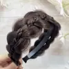 Diadema Trenzada Retorcida para Mujer 2026 Nuevo Estilo Accesorio para el Cabello Trenza Espina de Pescado para Cubrir Canas, Pinza para el Cabello de Uso Diario