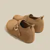 Sapatos femininos estilo Birkenstock de sola grossa, que aumentam a altura, coleção nova 2026, mocassins, mules e sapatos de um só cabedal para mulheres baixinhas